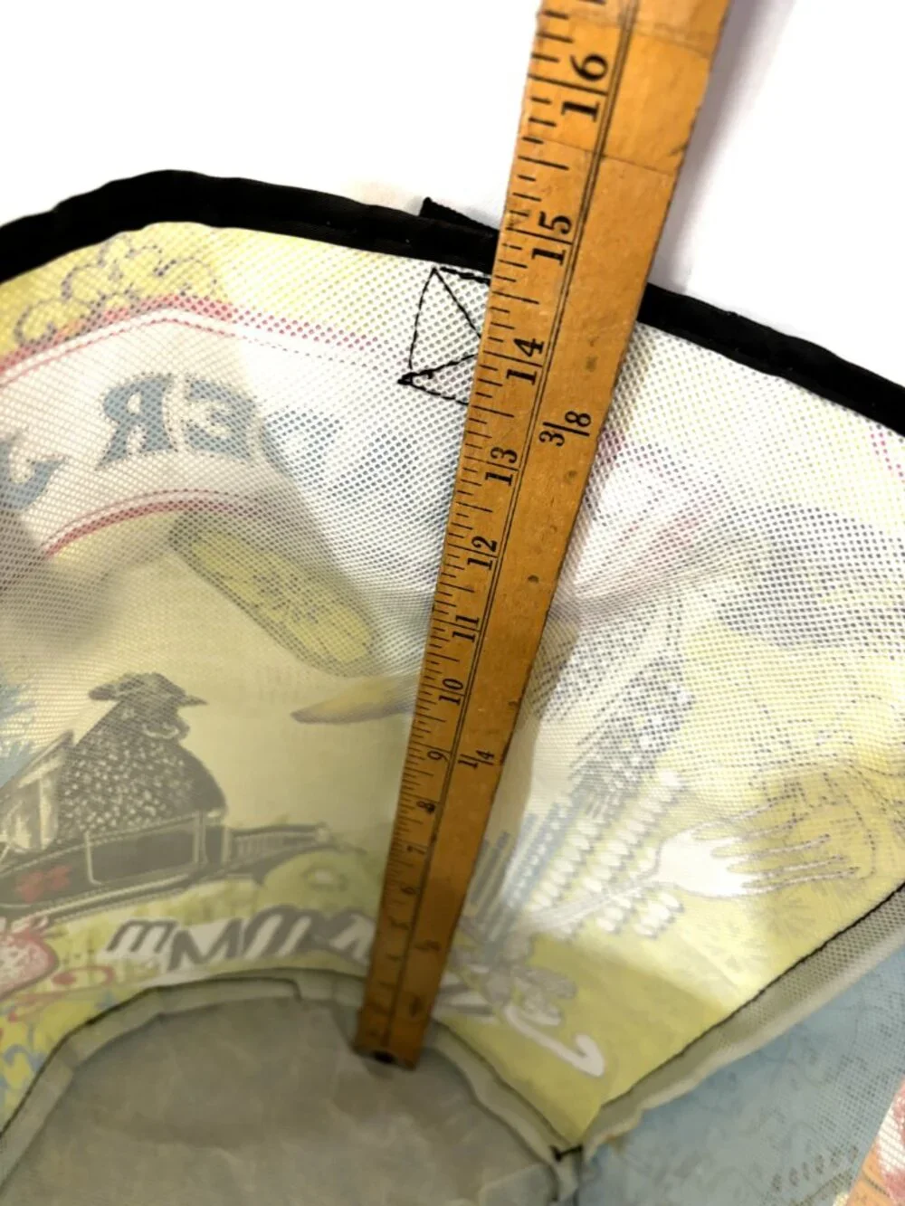 Vintage Trader Joe’s Sailing Ship & Rooster Barrel Shopping Bag EUC